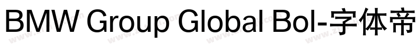 BMW Group Global Bol字体转换 BMW Group Global Bol字体转换